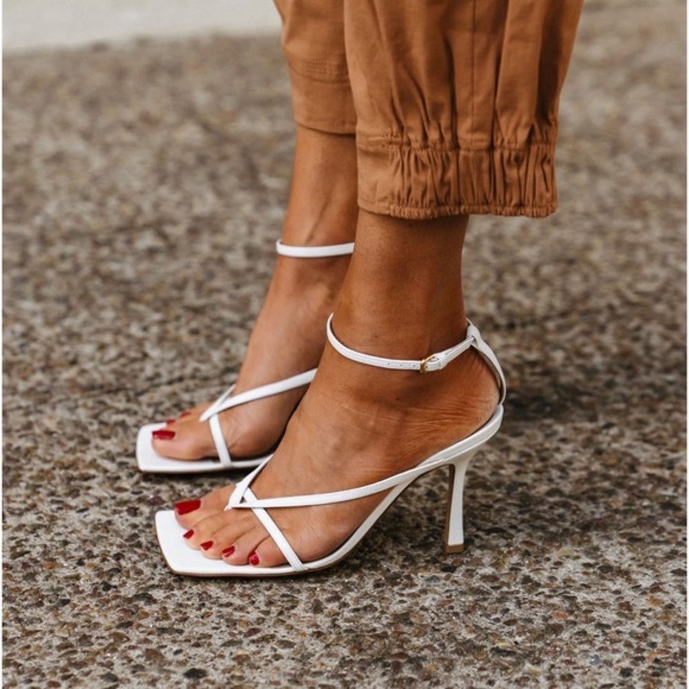 Bottega Veneta Optic White Sandal